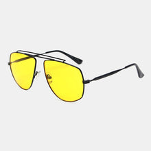 Carica l'immagine nel visualizzatore di Gallery, Royal Girl Donna Cat Eye Occhiali da sole Stile Retro Doppio metallo Occhiali da sole Tonalità UV400 Vintage Strano gradiente Lega ss145 