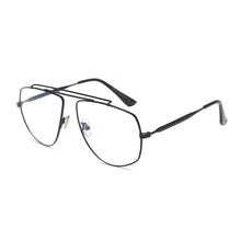 Carica l'immagine nel visualizzatore di Gallery, Royal Girl Donna Cat Eye Occhiali da sole Stile Retro Doppio metallo Occhiali da sole Tonalità UV400 Vintage Strano gradiente Lega ss145 