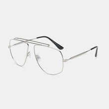 Carica l'immagine nel visualizzatore di Gallery, Royal Girl Donna Cat Eye Occhiali da sole Stile Retro Doppio metallo Occhiali da sole Tonalità UV400 Vintage Strano gradiente Lega ss145 