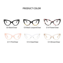 Load image into Gallery viewer, Royal Girl Retro Cat Eye Glasses Women Accessories Clear Lens Gift Woman Eyeglasses Optical Cat Frame Glasses Stand ss001