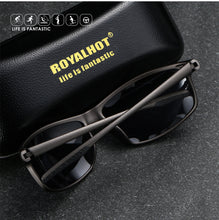 Load image into Gallery viewer, Royal Men Women Polarized Elastic TR90 Frame Sports Sunglasses Vintage Sun Glasses Retro Eyewear Shades Oculos Male 900140