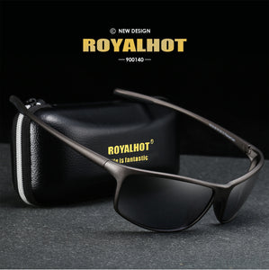 Royal Men Women Polarized Elastic TR90 Frame Sports Sunglasses Vintage Sun Glasses Retro Eyewear Shades Oculos Male 900140