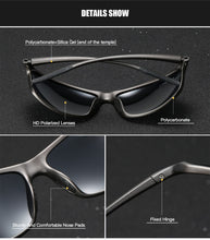 Load image into Gallery viewer, Royal Men Women Polarized Elastic TR90 Frame Sports Sunglasses Vintage Sun Glasses Retro Eyewear Shades Oculos Male 900140
