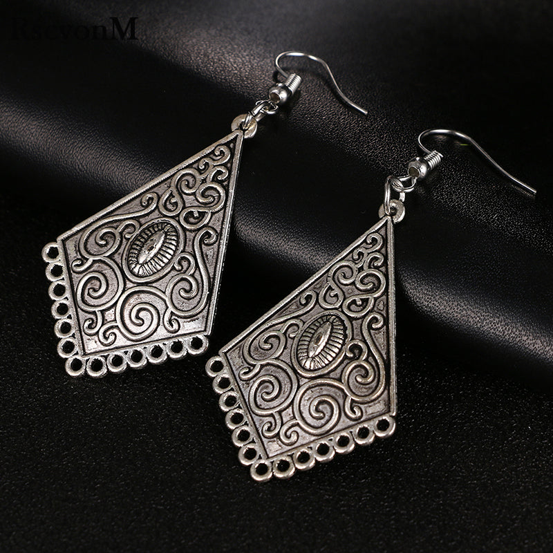New Bohemia long earrings for Women Tibetan Punk Earrings 2018 Pendiente Earrings drop shipping C139