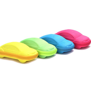 Rubber frame Polarized Kids Sunglasses with Case Boys Girls Silicone Safety Sun Glasses Gift For Children Baby UV400 Gafas