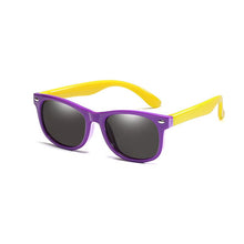 Carica l&#39;immagine nel visualizzatore di Gallery, Rubber frame Polarized Kids Sunglasses with Case Boys Girls Silicone Safety Sun Glasses Gift For Children Baby UV400 Gafas