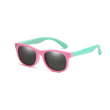 Carica l&#39;immagine nel visualizzatore di Gallery, Rubber frame Polarized Kids Sunglasses with Case Boys Girls Silicone Safety Sun Glasses Gift For Children Baby UV400 Gafas