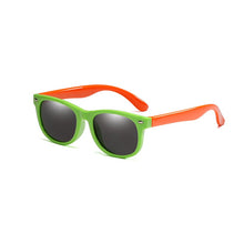 Carica l&#39;immagine nel visualizzatore di Gallery, Rubber frame Polarized Kids Sunglasses with Case Boys Girls Silicone Safety Sun Glasses Gift For Children Baby UV400 Gafas