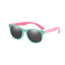 Carica l&#39;immagine nel visualizzatore di Gallery, Rubber frame Polarized Kids Sunglasses with Case Boys Girls Silicone Safety Sun Glasses Gift For Children Baby UV400 Gafas
