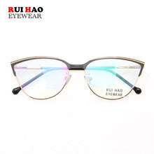 Load image into Gallery viewer, Rui Hao Eyewear Brand Cat Eye Glasses Frame Optical Eyeglasses Frames Women 8502