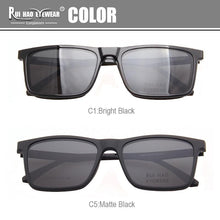 Load image into Gallery viewer, Rui Hao Eyewear Men Eyeglasses Frame And Clip on Sunglasses Polarized Prescription Glasses Frame Men Brand Spectacles 2123