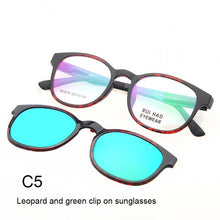 Load image into Gallery viewer, Rui Hao Eyewear Optical Eyeglasses Frame Men Prescription Glasses Frames Oval Eyewear Sunglasses Clip on Polarized Sunglasses