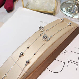 Classic 925 Sterling Silver Anklet Bracelet for Women Girls Bell Shape Ankle Leg Chain Charm Beach Foot Jewelry YBR035