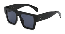 Load image into Gallery viewer, RunBird Flat Top Oversize Square Sunglasses Women Brand Designer Decoration Gradient Shades Black Red Sunglasses for Men 5357
