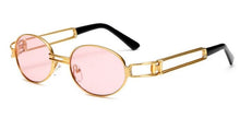 Load image into Gallery viewer, RunBird Hip Hop Retro Small Round Sunglasses Men Vintage Steampunk Sunglasses Women Gold Glasses Frame Eyewear Oculo UV400 494R