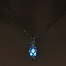 Load image into Gallery viewer, Running Horse Cross Luminous Skull Dragon Animal Footprint Flashlight Glowing Pendant DIY Locket Cage GLOW in the DARK Necklace