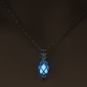 Running Horse Cross Luminous Skull Dragon Animal Footprint Flashlight Glowing Pendant DIY Locket Cage GLOW in the DARK Necklace