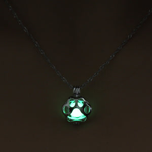 Running Horse Cross Luminous Skull Dragon Animal Footprint Flashlight Glowing Pendant DIY Locket Cage GLOW in the DARK Necklace