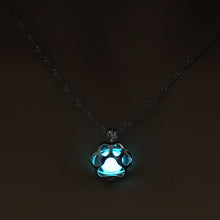 Load image into Gallery viewer, Running Horse Cross Luminous Skull Dragon Animal Footprint Flashlight Glowing Pendant DIY Locket Cage GLOW in the DARK Necklace