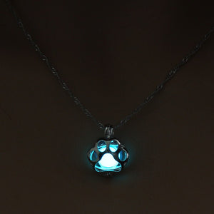 Running Horse Cross Luminous Skull Dragon Animal Footprint Flashlight Glowing Pendant DIY Locket Cage GLOW in the DARK Necklace