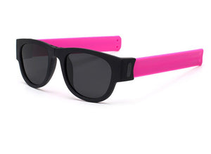 Bracciale schiaffeggiante da corsa Occhiali da sole da uomo Occhiali da sole pieghevoli schiaffo per donna Polsino per occhiali da uomo Occhiali da sole da guida per esterni 