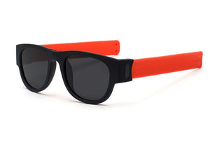 Bracciale schiaffeggiante da corsa Occhiali da sole da uomo Occhiali da sole pieghevoli schiaffo per donna Polsino per occhiali da uomo Occhiali da sole da guida per esterni 