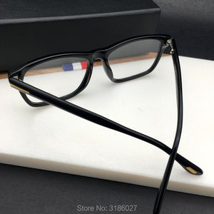 Ryma TF5407 TOM  with logo Handmade Acetate Sunglasses Men Square Glasses Women  Brand Designer with Box