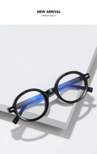 Load image into Gallery viewer, Blue Light Blocking Men's Round Glasses TR90 Radiation Protection Eyeglasses Women Transparent Retro Eyewear 2092