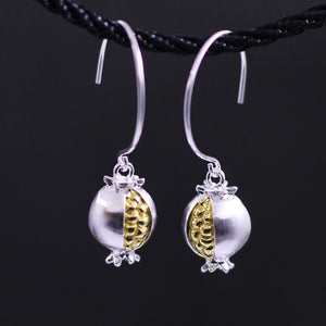 S925 silver goods Chiang Mai handmade lanterns new earrings