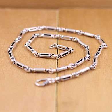 S925 sterling silver jewelry wholesale silver product personality Korea trend Men's Antique Necklace