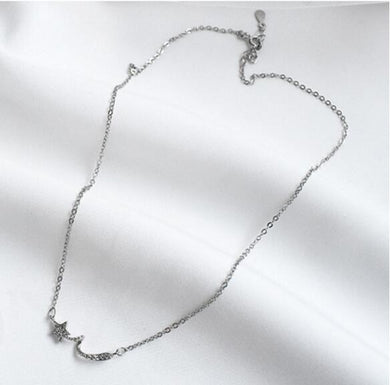 S925 sterling silver meteor necklace female temperament meteor clavicle chain CN07