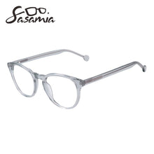 Load image into Gallery viewer, SASAMIA  Transparent Round Glasses Clear Frame Women Spectacle myopia glasses Circle Retro Vintage Women Eyeglass optical