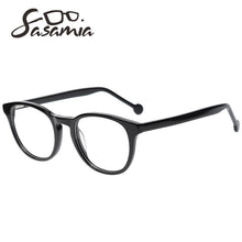 Load image into Gallery viewer, SASAMIA  Transparent Round Glasses Clear Frame Women Spectacle myopia glasses Circle Retro Vintage Women Eyeglass optical