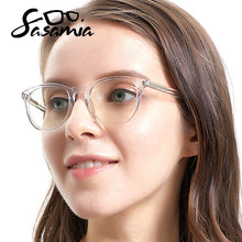 Load image into Gallery viewer, SASAMIA  Transparent Round Glasses Clear Frame Women Spectacle myopia glasses Circle Retro Vintage Women Eyeglass optical