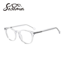 Load image into Gallery viewer, SASAMIA  Transparent Round Glasses Clear Frame Women Spectacle myopia glasses Circle Retro Vintage Women Eyeglass optical