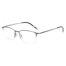 Load image into Gallery viewer, SASAMIA Man Titanium Glasses Frame Rectangle Half Rim Ultralight Men Eyeglasses Frame Male Business Style Eyewear Frames TM18037