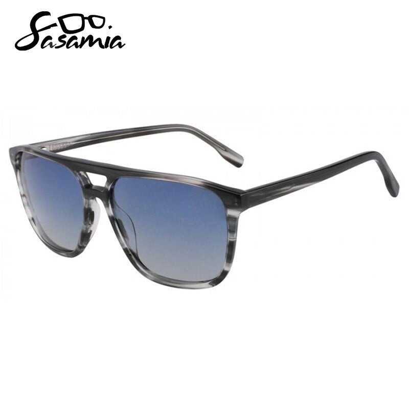 SASAMIA Men Sunglasses Aviator Pilot Driving Fishing Sun Glasses Male Polarized Sun Glasses UV400 Oculos Gafas De Sol Vintage