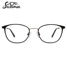Load image into Gallery viewer, SASAMIA Metal Women Optical Eyewear Frame Stainless Ladies Spectacles Frame Clear Lens Female Frame Optical Prescription Glasses