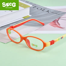 Load image into Gallery viewer, SECG 2023 TR90 Children Glass Child Frame Myopia Prescription Glass Frame Silicone Optical Kids Frames Diopter Eyewear Glasses