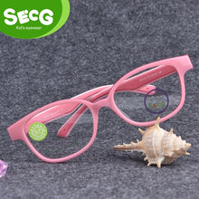 Load image into Gallery viewer, SECG Detachable Round Kids Optical Frame Children Frames Spectacles Food Grade  Material Retainer Strap Prescription Lunettes