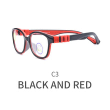 Load image into Gallery viewer, SECG Detachable Round Kids Optical Frame Children Frames Spectacles Food Grade  Material Retainer Strap Prescription Lunettes