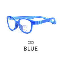 Load image into Gallery viewer, SECG Detachable Round Kids Optical Frame Children Frames Spectacles Food Grade  Material Retainer Strap Prescription Lunettes