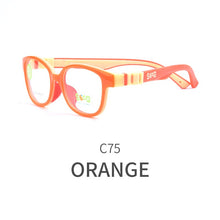 Load image into Gallery viewer, SECG Detachable Round Kids Optical Frame Children Frames Spectacles Food Grade  Material Retainer Strap Prescription Lunettes