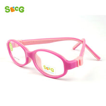 Load image into Gallery viewer, SECG Detachable Solid Baby Kids Optical Glasses Frames Myopia Diopter Soft Flexible   Children Frames Eyewear Frames Lunette
