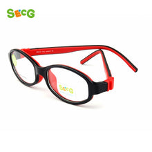 Load image into Gallery viewer, SECG Detachable Solid Baby Kids Optical Glasses Frames Myopia Diopter Soft Flexible   Children Frames Eyewear Frames Lunette