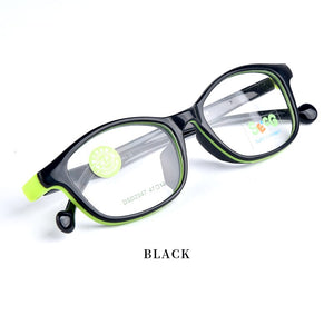 SECG Lunettes De Vue Enfant Ultralight Flexible Soft Kids Frame Children Optical Spectacle Frame Glasses For Sight Eyeglass