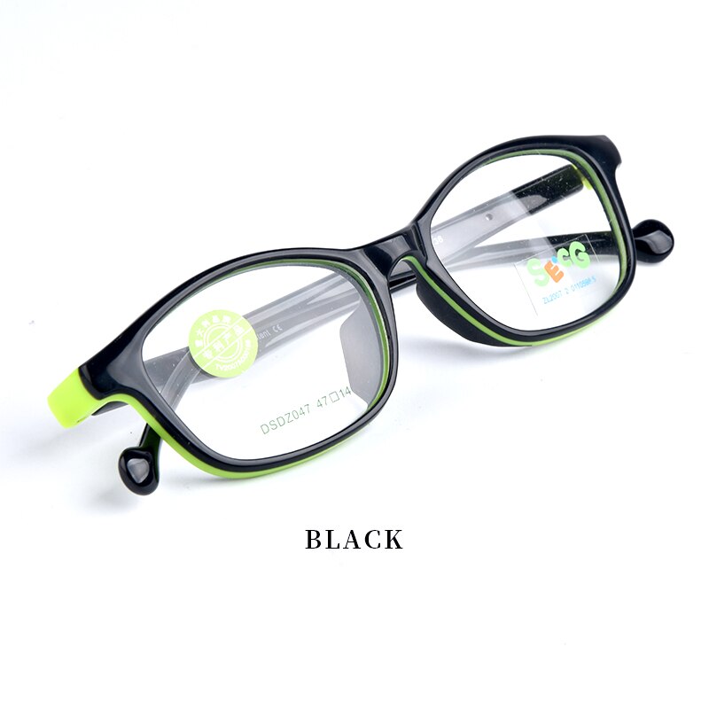 SECG Lunettes De Vue Enfant Ultralight Flexible Soft Kids Frame Children Optical Spectacle Frame Glasses For Sight Eyeglass