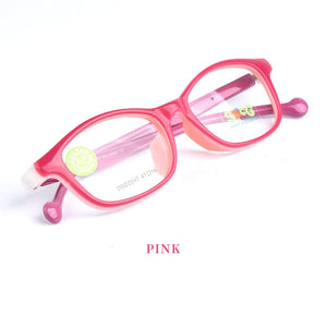 SECG Lunettes De Vue Enfant Ultralight Flexible Soft Kids Frame Children Optical Spectacle Frame Glasses For Sight Eyeglass