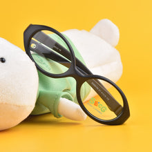 Load image into Gallery viewer, SECG Myopia Optical Round Children Glasses Frame Solid TR90 Rubber Diopter Transparent Kids Glasses Flexible Soft Eyewear