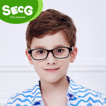 Load image into Gallery viewer, SECG Optical Children Glasses Frame TR90 Silicone Glasses Children Flexible Protective Kids Glasses Diopter Eyeglasses Rubber